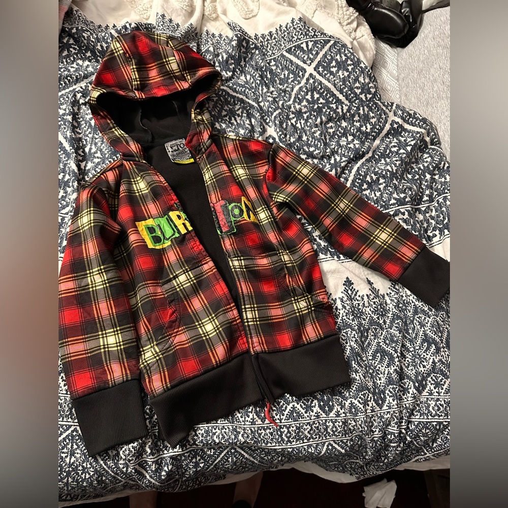 Burton zip up hoodie